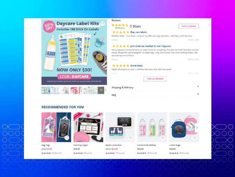 Magento 2 Auto Related Products extension on an Accessories Store